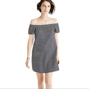 NWT Madewell Navy & White Striped Melody Dress